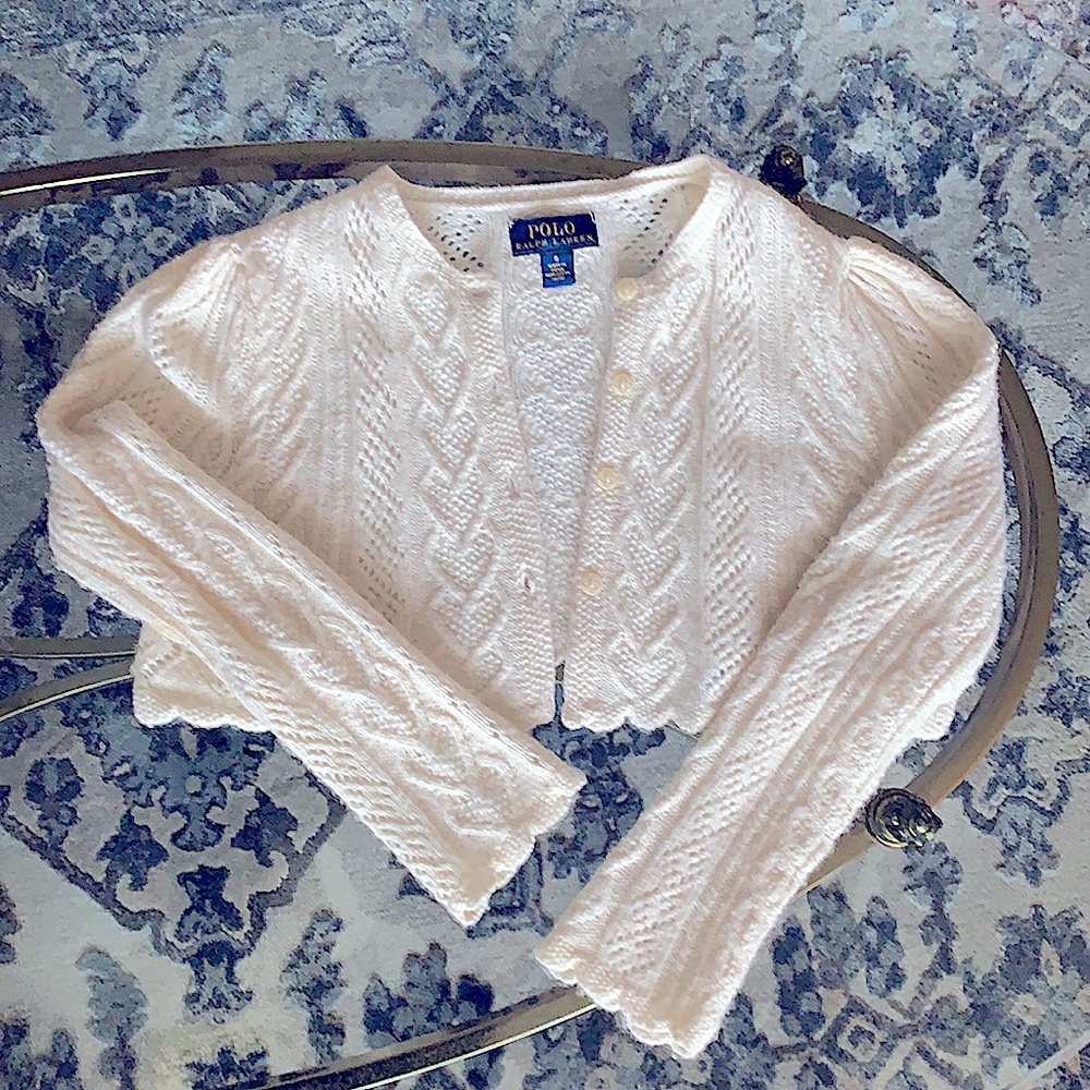 POLO Ralph Lauren cropped cardigan size 6